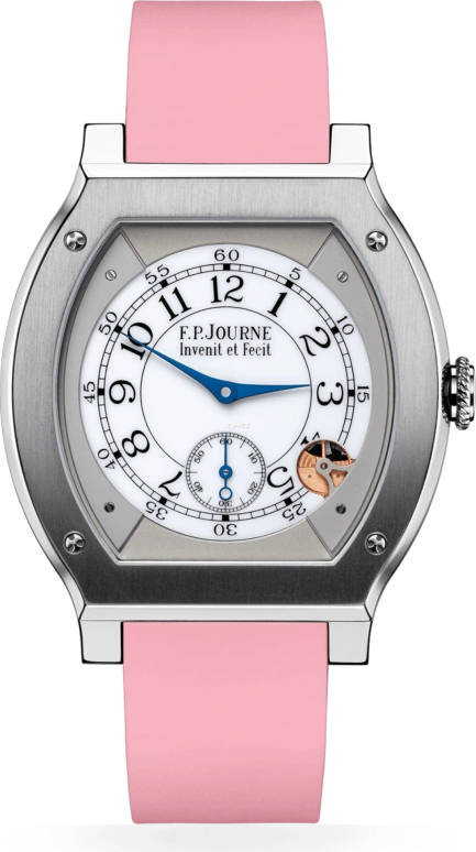 F.P.Journe,ÉLÉGANTE 48x40毫米,48x40毫米,钛,白色,石英,蓝宝石,水晶玻璃,酒桶形,1210 EL TIT CTC Blanc FB Collection
