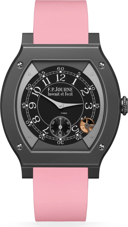 F.P.Journe,ÉLÉGANTE 48x40毫米,48x40毫米,钛,黑色,石英,蓝宝石,水晶玻璃,酒桶形,1210 ELH Titalyt Cadran Noir CTC Blanc FB 2023