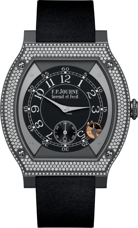F.P.Journe,ÉLÉGANTE 48x40毫米,48x40毫米,钛,黑色,处理器,蓝宝石,水晶玻璃,酒桶形,1210 ELH Titalyt Cadran CTC FB 2023