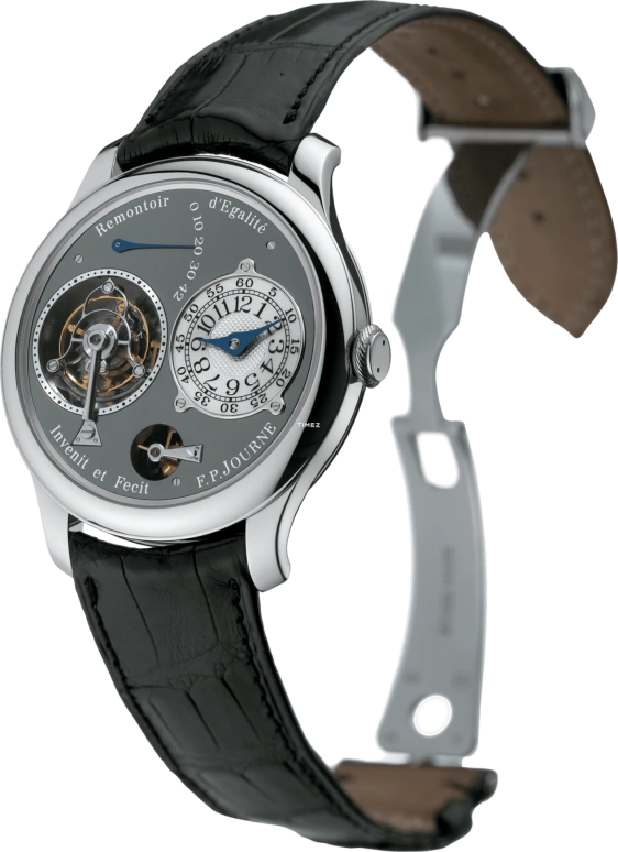 F.P.Journe,RUTHENIUM 40毫米,40毫米,铂金,灰色,银色,手动上弦,动力储存指示,陀飞轮,1498 T Ruthenium 1