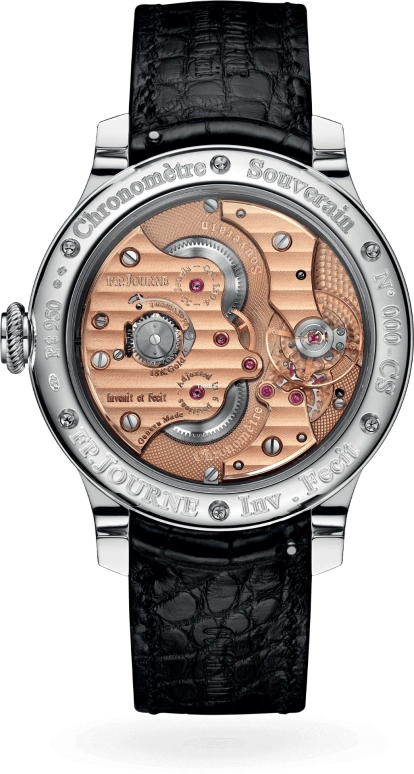 F.P.Journe,CLASSIQUE 40毫米,40毫米,铂金,米色,手动上弦,动力储存指示,蓝宝石,水晶玻璃,1304 Co Souveraine ChiffreGris G