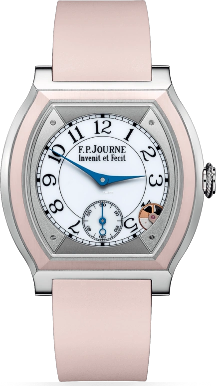F.P.Journe,ÉLÉGANTE 40x35毫米,40x35毫米,钛金,白色,石英,蓝宝石,水晶玻璃,酒桶形,1210 Elegante Titane Inserts HD 0