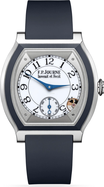 F.P.Journe,ÉLÉGANTE 40x35毫米,40x35毫米,钛金,白色,石英,蓝宝石,水晶玻璃,酒桶形,1210 Elegante Titane Inserts HD 0