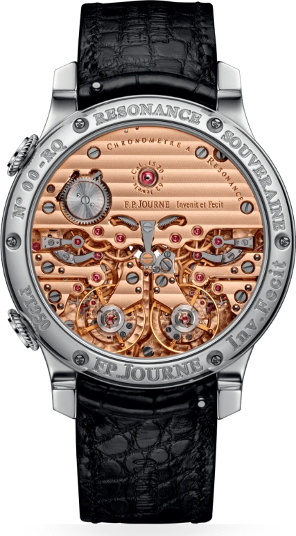 F.P.Journe,BLACK LABEL 40毫米,40毫米,铂金,黑色,白色,手动上弦,动力储存指示,圆形,1520 Gabarit Montre RQ BL Face