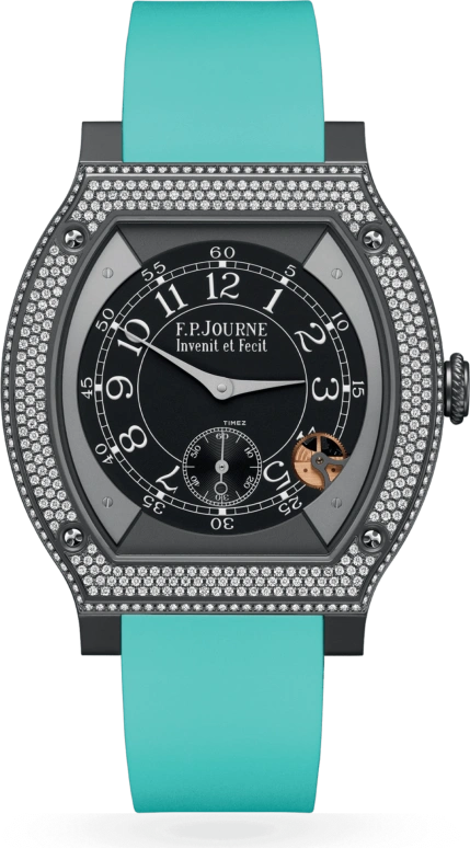 F.P.Journe,ÉLÉGANTE 48x40毫米,48x40毫米,钛,黑色,处理器,蓝宝石,水晶玻璃,酒桶形,1210 ELH Titalyt Cadran CTC FB 2023