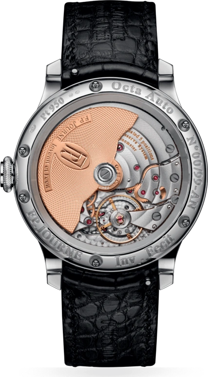 F.P.Journe,LIMITED 40毫米,40毫米,铂金,黄色,银色,自动上弦,动力储存指示,大日历,1300,1300.3 AN Principale 1