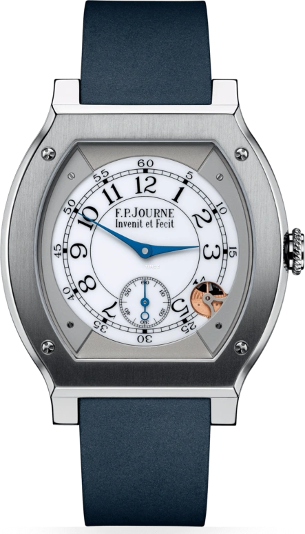 F.P.Journe,ÉLÉGANTE 48x40毫米,48x40毫米,钛,白色,石英,蓝宝石,水晶玻璃,酒桶形,1210 EL TIT CTC Blanc FB Collection