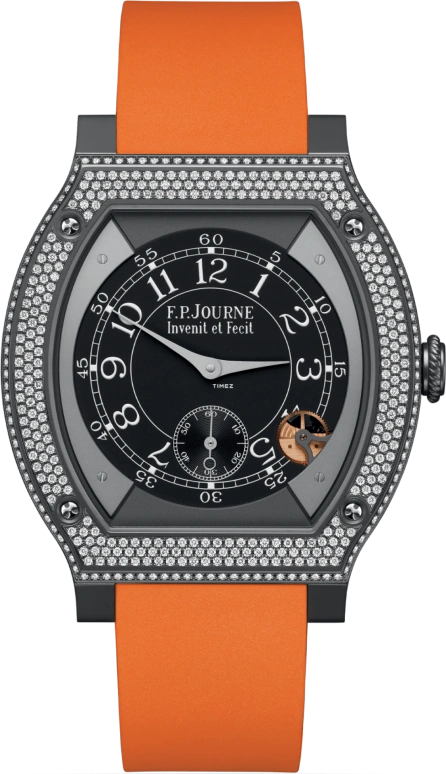 F.P.Journe,ÉLÉGANTE 48x40毫米,48x40毫米,钛,黑色,处理器,蓝宝石,水晶玻璃,酒桶形,1210 ELH Titalyt Cadran CTC FB 2023