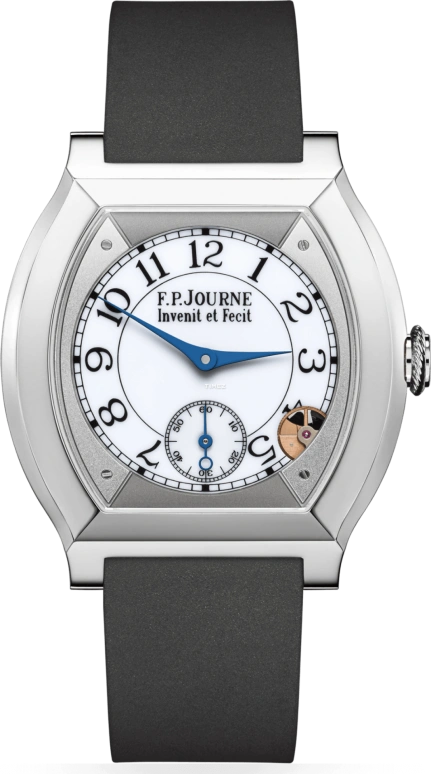 F.P.Journe,ÉLÉGANTE 40x35毫米,40x35毫米,钛,白色,石英,蓝宝石,水晶玻璃,酒桶形,里斯·詹姆斯,1210 EL TIT CTC Blanc FB
