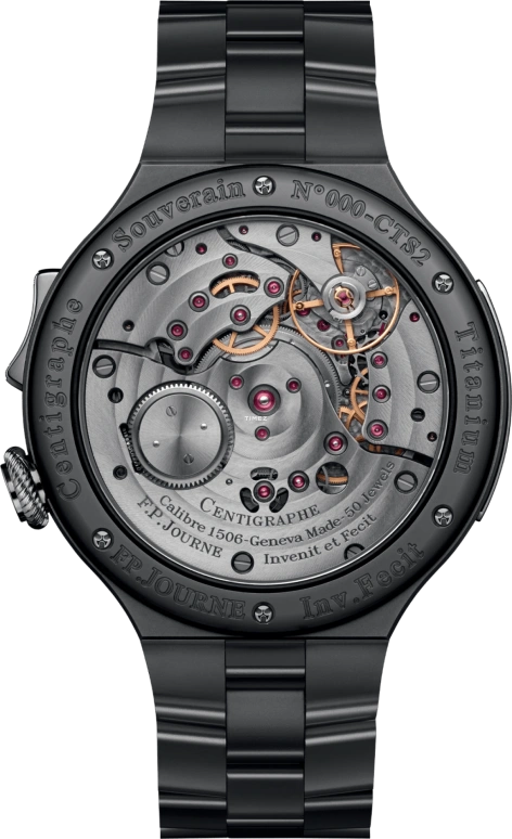 F.P.Journe,LINESPORT 44毫米,44毫米,钛,黑色,手动上弦,计时,蓝宝石,水晶玻璃,1506 CTS2 Gris HD Facee