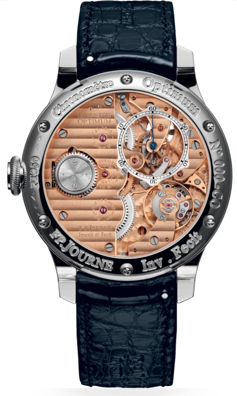 F.P.Journe,ACTION INNOCENCE 40毫米,40毫米,铂金,紫色,银色,手动上弦,动力储存指示,蓝宝石,水晶玻璃,1510 CO PT Cuir AI Principale Face
