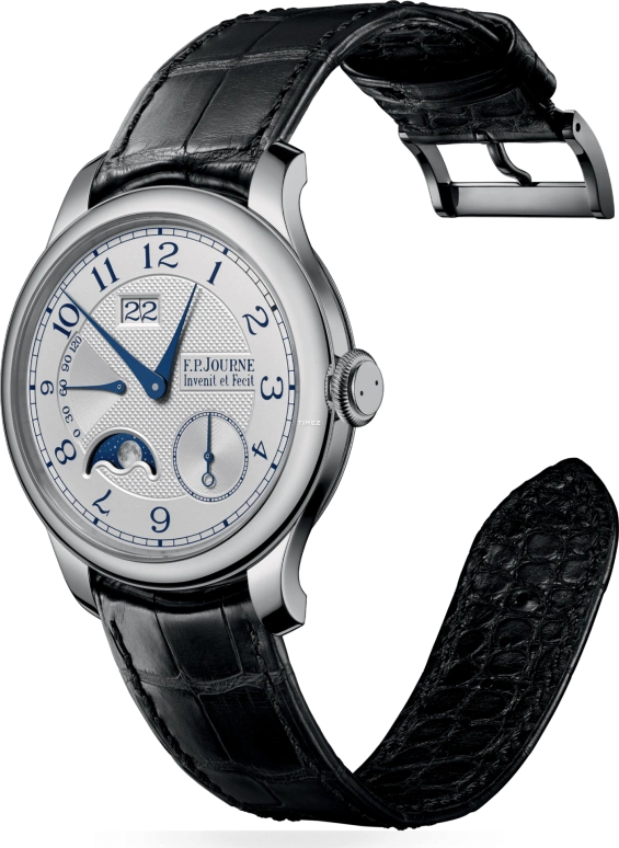 F.P.Journe,CLASSIQUE 40毫米,40毫米,铂金,银色,自动上弦,月相,动力储存指示,大日历,1300,1300.3 AL2 C PT CUIR F