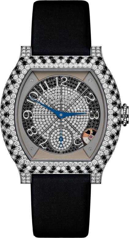F.P.Journe ÉLÉGANTE 1210 EL PT DiamNoir Satin FB Vrtcl HD