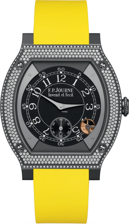 F.P.Journe,ÉLÉGANTE 48x40毫米,48x40毫米,钛,黑色,处理器,蓝宝石,水晶玻璃,酒桶形,1210 ELH Titalyt Cadran CTC FB 2023