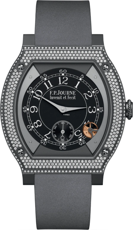 F.P.Journe,ÉLÉGANTE 48x40毫米,48x40毫米,钛,黑色,处理器,蓝宝石,水晶玻璃,酒桶形,1210 ELH Titalyt Cadran CTC FB 2023
