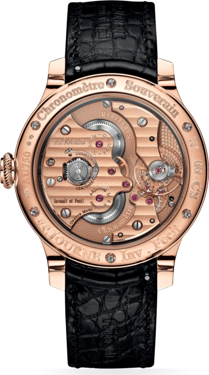 F.P.Journe,CLASSIQUE 40毫米,40毫米,玫瑰金,灰色,手动上弦,动力储存指示,蓝宝石,水晶玻璃,1304 Co Souveraine Cuir OR G