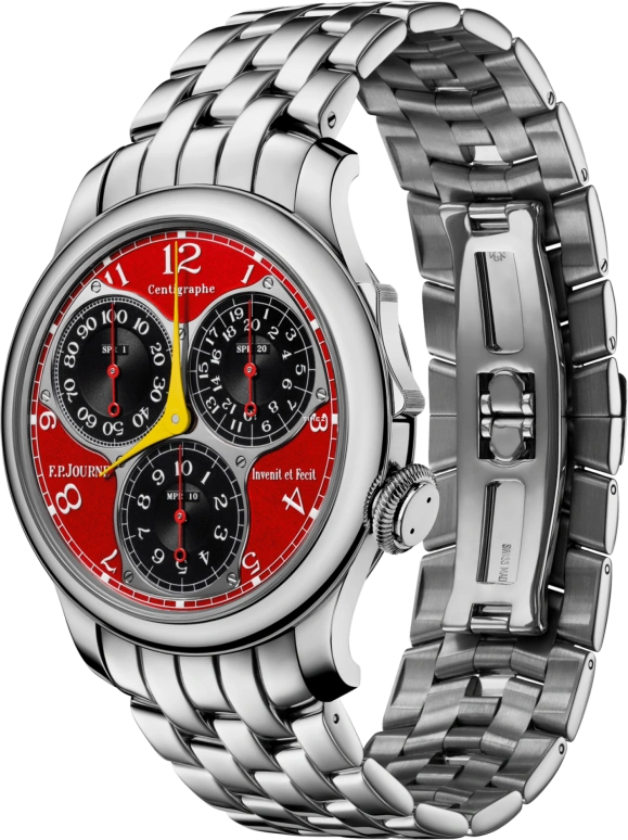 F.P.Journe,BOUTIQUE ,铂金,红色,黑色,手动上弦,计时,蓝宝石,水晶玻璃,1506 Co Souveraine Centigraphe Rouge G 0