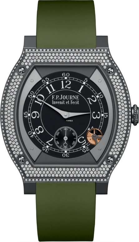 F.P.Journe,ÉLÉGANTE 48x40毫米,48x40毫米,钛,黑色,处理器,蓝宝石,水晶玻璃,酒桶形,1210 ELH Titalyt Cadran CTC FB 2023