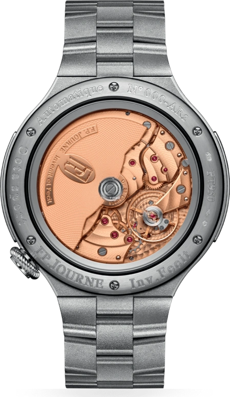 F.P.Journe,LINESPORT 44毫米,44毫米,铂金,蓝色,自动上弦,动力储存指示,大日历,1300,1300.3 AR2 PT HD Face 1