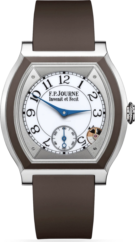 F.P.Journe,ÉLÉGANTE 40x35毫米,40x35毫米,钛金,白色,石英,蓝宝石,水晶玻璃,酒桶形,1210 Elegante Titane Inserts HD 0