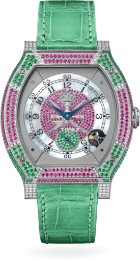 F.P.Journe ÉLÉGANTE 1210 ELH PT Sertie Cuir Oman