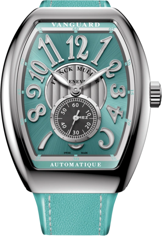 Franck Muller,VANGUARD 35x46.30mm,35x46.30mm,Stainless Steel,Green,Automatic,42hours,In-house Caliber,V 35 S S6 AT FO VIN TU