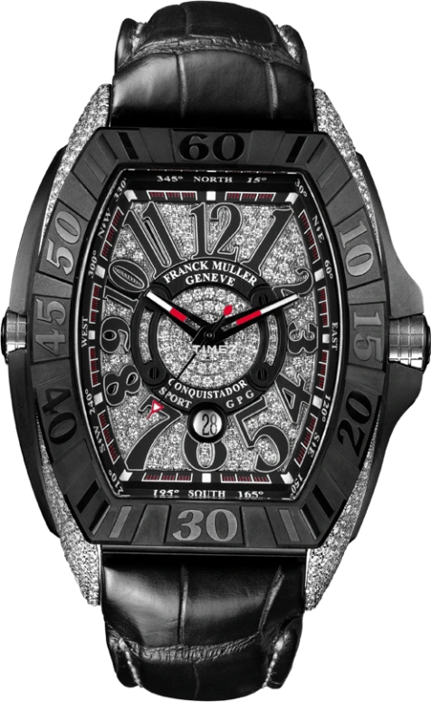 Franck Muller,Conquistador 48x62.70mm,48x62.70mm,Titanium,Automatic,60hours,In-house Caliber,9900 SC DT GPG D CD