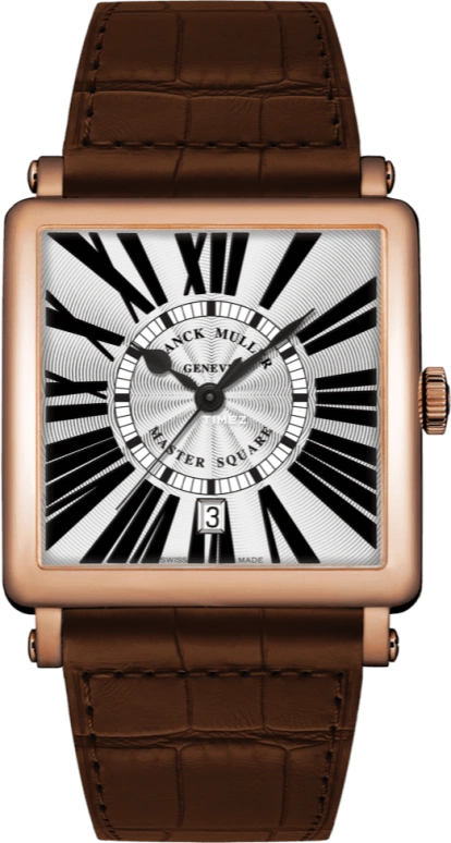 Franck Muller,MEN'S 36.50x36.50mm,36.50x36.50mm,Rose Gold,Silver,Grey,Automatic,Day,42hours,6000 H SC DT R 01