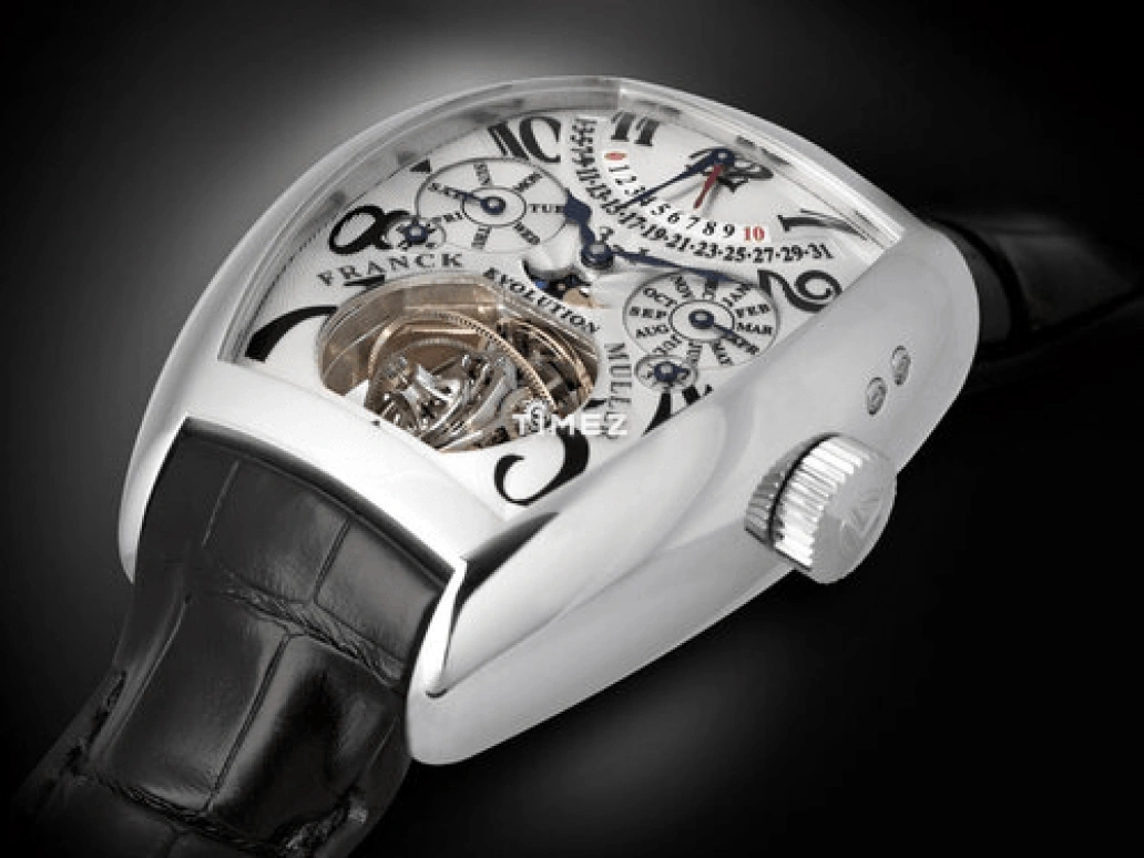 Franck Muller,GRAND COMPLICATIONS 55x40mm,55x40mm,Platinum,Silver White,Handwound,Moonphase,Perpetual Calendar,Leap Year,Month,240hours,In-house Caliber,9885 T EV 3,9885 T EV 3-1