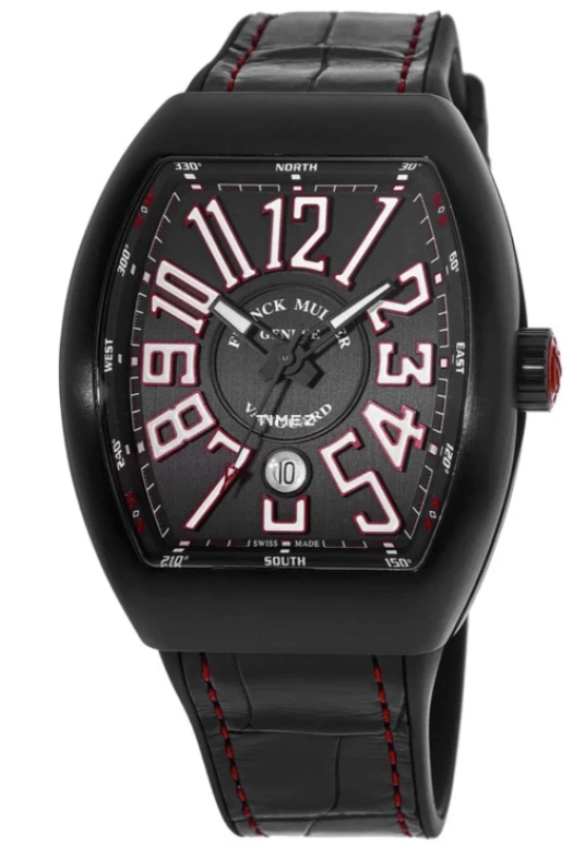 Franck Muller,VANGUARD 45x54mm,45x54mm,Titanium,Black,Automatic,Day,42hours,V 45 SC DT NR BR ER