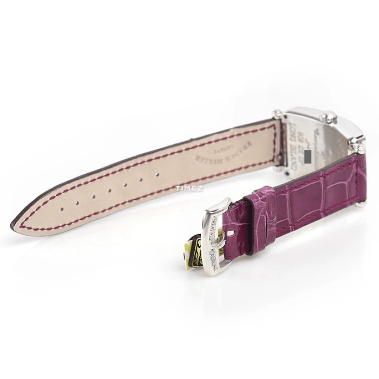 Franck Muller,LONG ISLAND 40x23mm,40x23mm,White Gold,Silver,Quartz,Sapphire,Rectangular,902QZDP