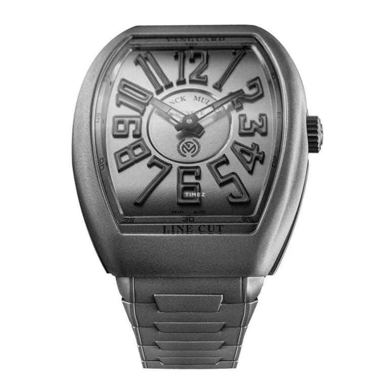 Franck Muller,VANGUARD 41x49.95mm,41x49.95mm,Titanium,Titanium Gray,Automatic,Day,42hours,V 41 SC DT BR 5N TT