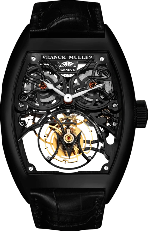 Franck Muller,Squelette 43.70x59.20mm,43.70x59.20mm,Titanium Gold,Handwound,240hours,In-house Caliber,8889 T G SQT BR NR