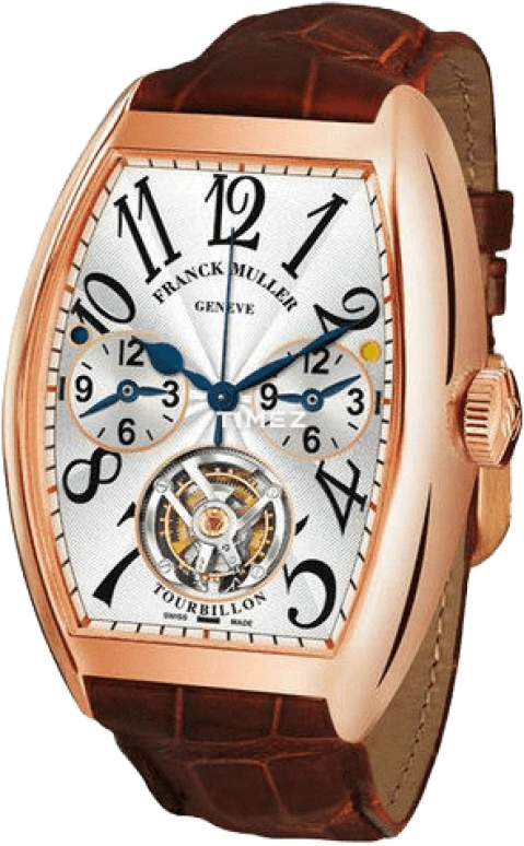 Franck Muller,CINTRÉE CURVEX 39.50x55.30mm,39.50x55.30mm,White Gold,Silver White,Handwound,60hours,In-house Caliber,8880 T MB