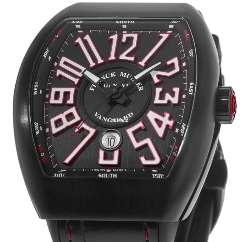 Franck Muller,VANGUARD 45x54mm,45x54mm,Titanium,Black,Automatic,Day,42hours,V 45 SC DT NR BR ER