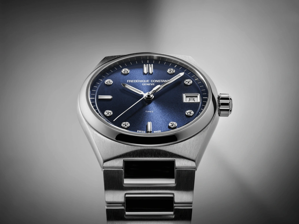 Frederique Constant,Highlife 31mm,31mm,Stainless Steel,Blue,Quartz,Day,In-house Caliber,FC,FC-240ND2NH26B