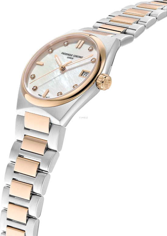 Frederique Constant,Highlife 31mm,31mm,Stainless Steel,Silver White,Quartz,Day,In-house Caliber,FC,FC-240MPWD2NH22B