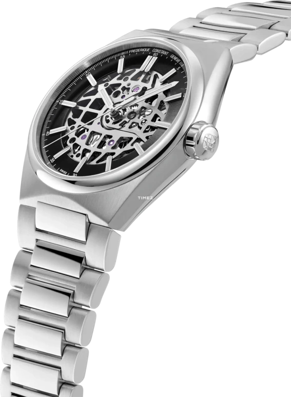 Frederique Constant,Other 39mm,39mm,Stainless Steel,Black,Skeleton,Automatic,Sapphire,Crystal Glass,Round,FC,FC-310BSKT3NH6B