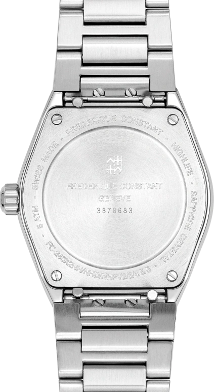 Frederique Constant,Highlife 31mm,31mm,Stainless Steel,Cream,Quartz,Day,In-house Caliber,FC,FC-240BGD2NH6B
