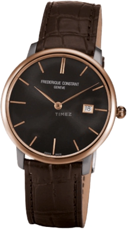 Frederique Constant,Slim Line 40mm,40mm,Titanium,Platinum,Black,Automatic,Day,38hours,FC,FC-306G4STZ9