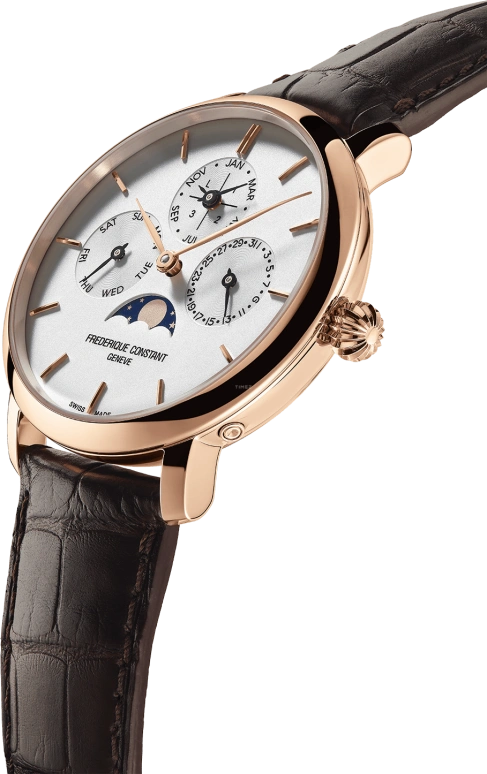 Frederique Constant,Manufacture 42mm,42mm,Stainless Steel,Rose Gold,Rose,Black,Silver,In-house Caliber,Sapphire,Crystal Glass,Rose,FC,FC-775V4S4