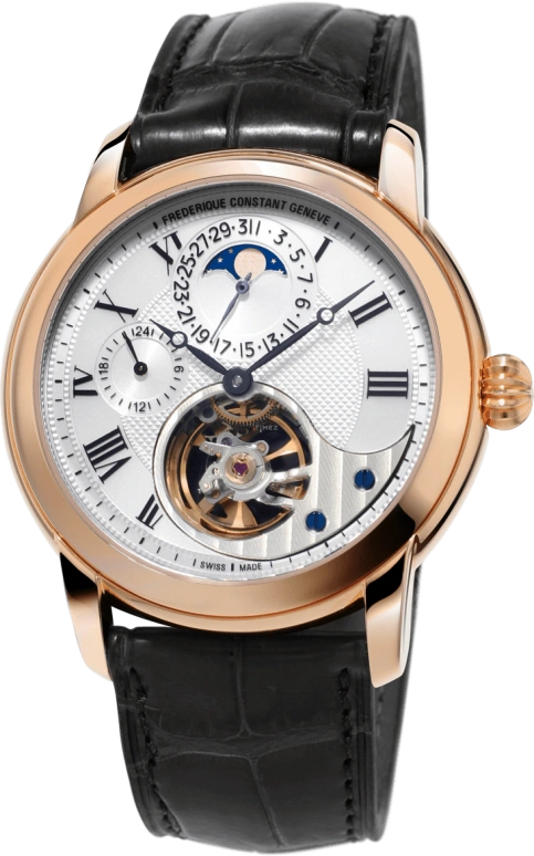 Frederique Constant,Manufacture 42mm,42mm,Rose Gold,Silver,Automatic,Moonphase,Date,FC,FC-945MC4H9