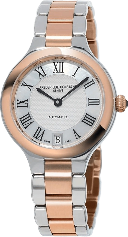 Frederique Constant,Classics 33mm,33mm,Stainless Steel,Black,Silver,Automatic,38hours,In-house Caliber,FC,FC-306MC3ER2B