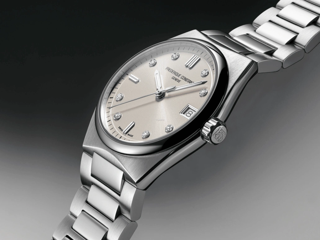 Frederique Constant,Highlife 31mm,31mm,Stainless Steel,Cream,Quartz,Day,In-house Caliber,FC,FC-240BGD2NH6B