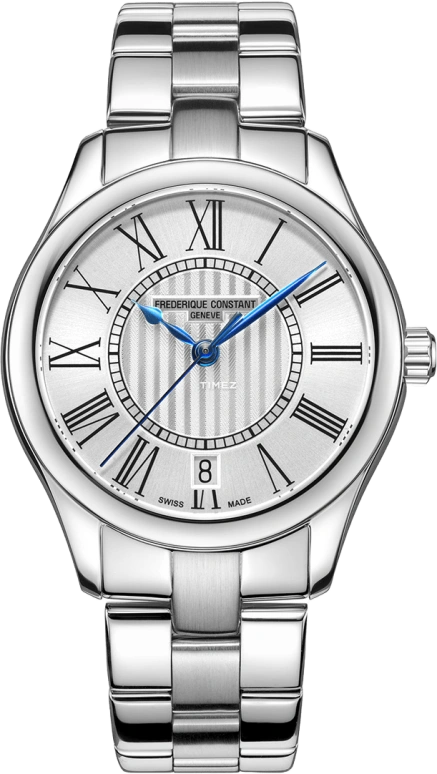 Frederique Constant,Classics 36mm,36mm,Stainless Steel,White,Automatic,38hours,In-house Caliber,FC,FC-303WRB3B26B