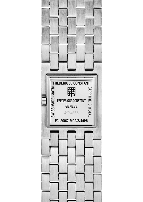 康斯登,经典 25.70x20毫米,25.70x20毫米,不锈钢,绿色,石英,自制机芯,长方形,FC,FC-200MA1MC6B