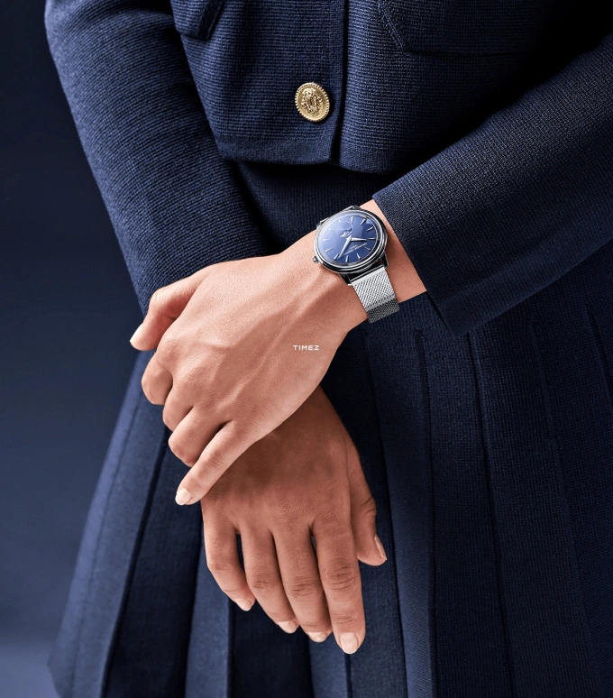 康斯登,经典 37毫米,37毫米,精钢,蓝色,石英,月相,自制机芯,FC,FC-206N3S6B