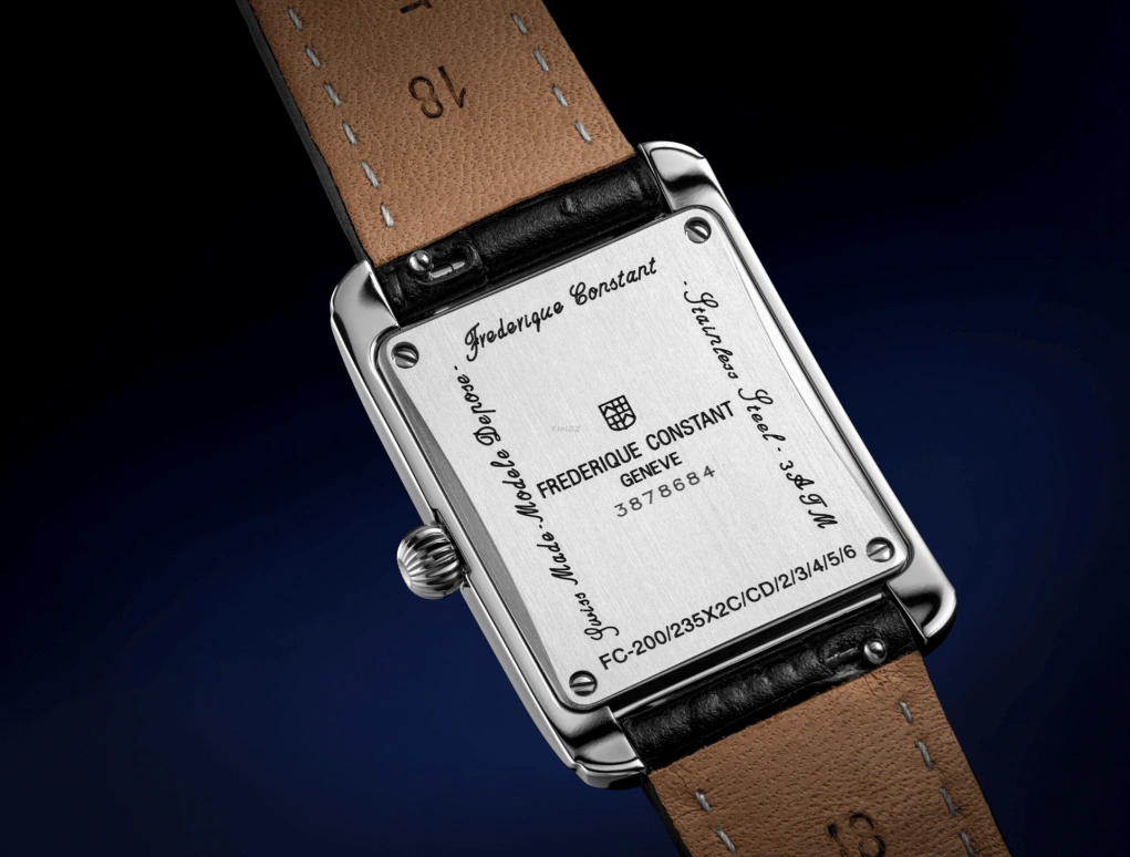 Frederique Constant,Classics 36x25.20mm,36x25.20mm,Stainless Steel,Silver,Quartz,In-house Caliber,Sapphire,Crystal Glass,FC,FC-235S2C6