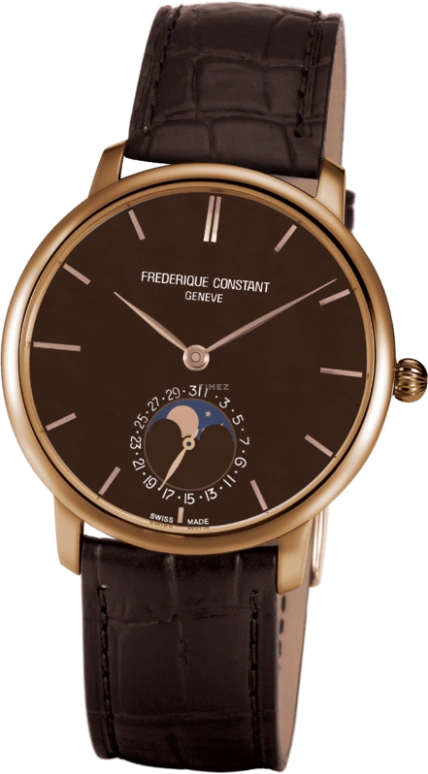 Frederique Constant,Manufacture 42mm,42mm,Rose Gold,Brown,Automatic,Moonphase,Date,FC,FC-705C4S9