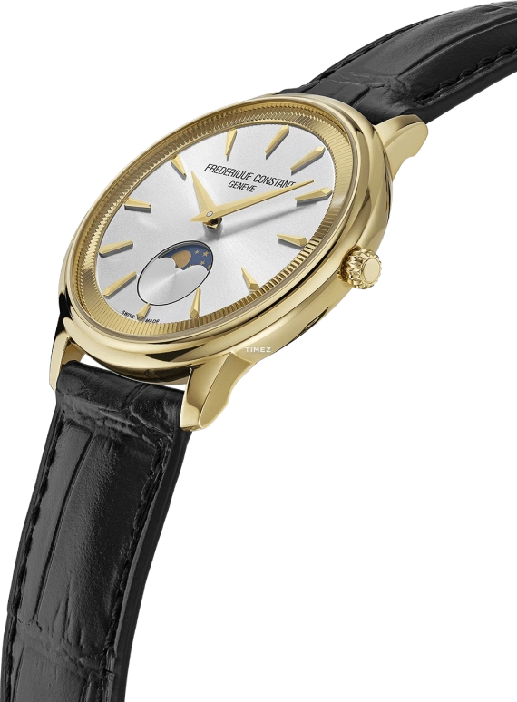 康斯登,经典 37毫米,37毫米,精钢,银色,石英,月相,自制机芯,FC,FC-206S3S5